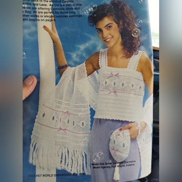 Vintage Crochet World Omnibook Magazine Fall 1988 - Picture 7 of 7